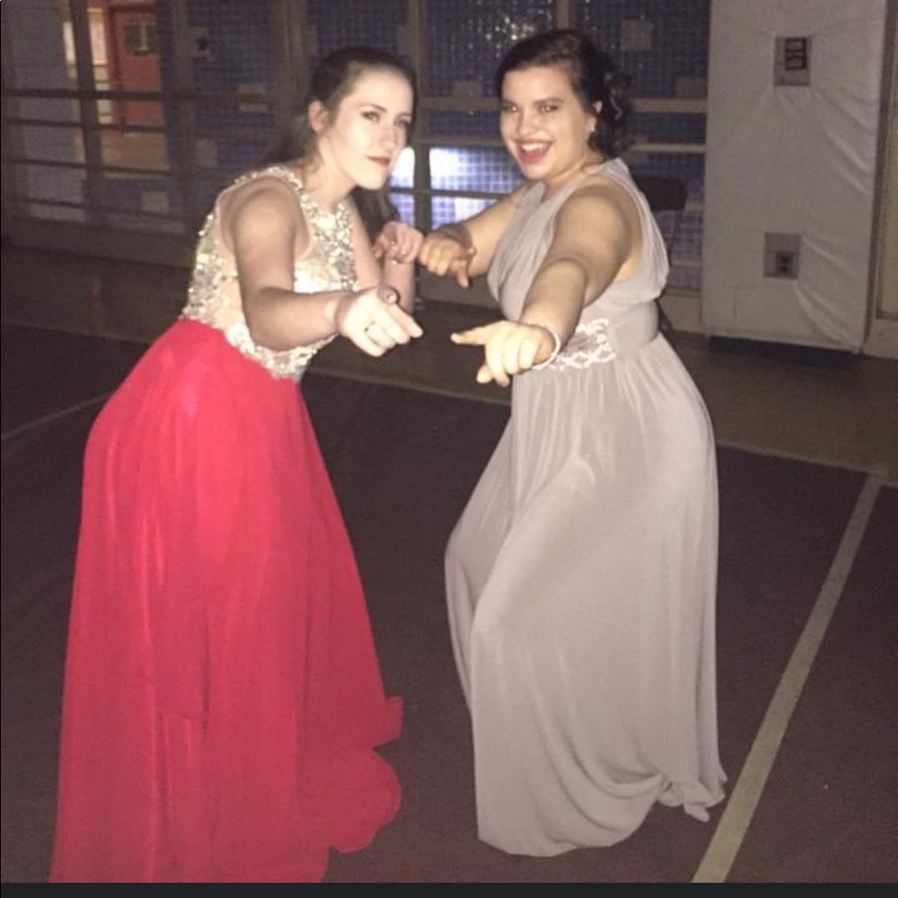 Alyce Designs red prom dress - Picture 10 of 10